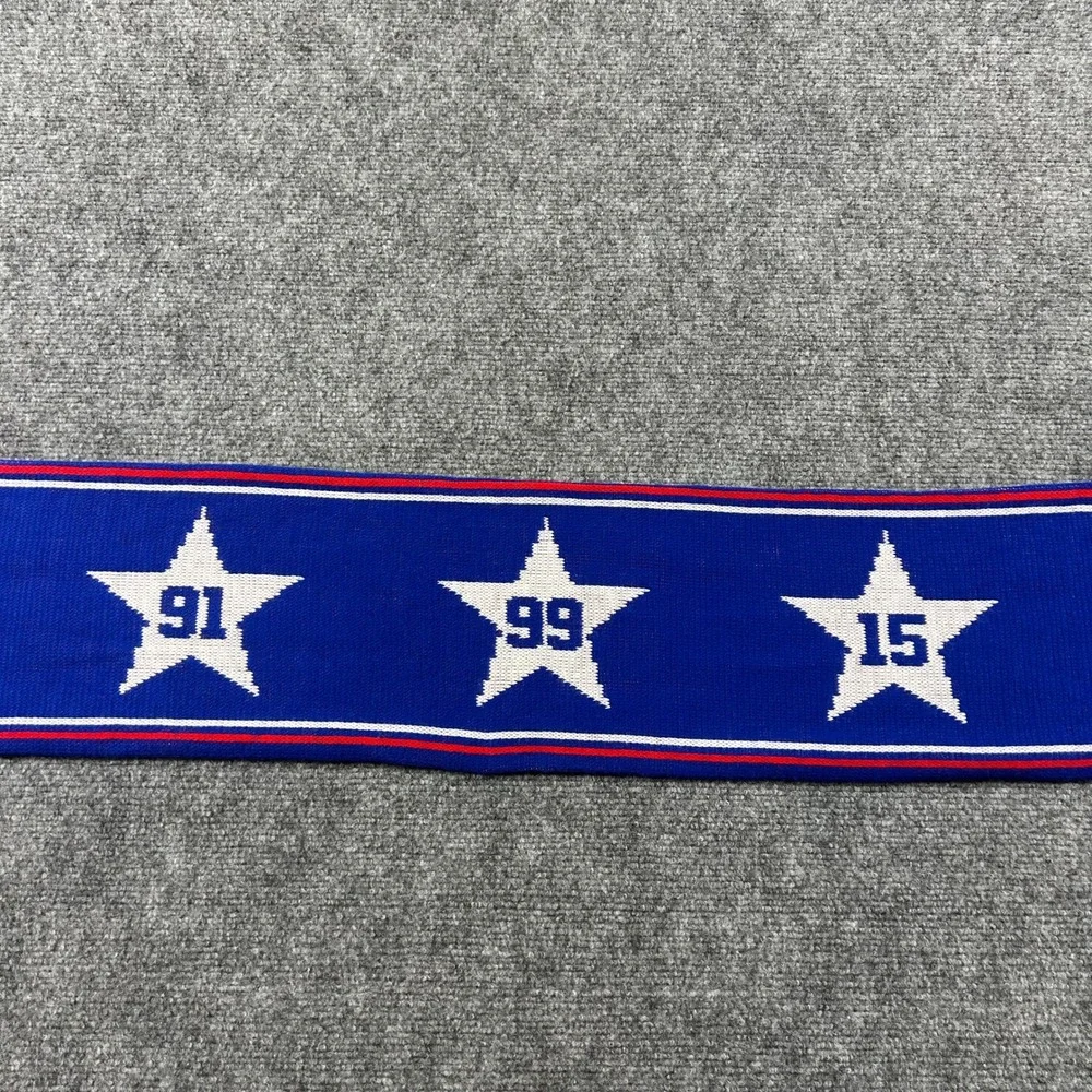 Ruffneck Scarves USWNT Soccer Scarf Unisex OS Blue World Cup Stars Fan Gear